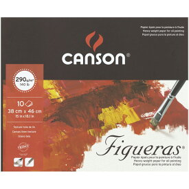 【オイルパッドの定番】キャンソン フィゲラス パッド（Figueras）38×46cm(F8) 10枚入り 油絵用 アクリル用