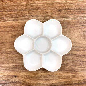 日本画・水彩画に陶器梅皿 15cm