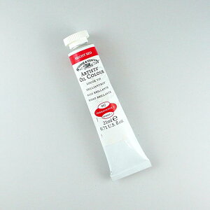 アーチスト・オイルカラーW&N 油絵具 単色ウィンザー&ニュートン042 ブライトレッド 21ml