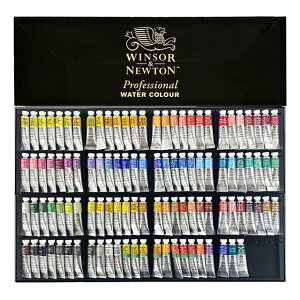 【送料無料】ウィンザー & ニュートンプロフェッショナル ウォーターカラー5mlチューブ 107色 セットWINSOR&NEWTON W&N 透明 水彩 絵具