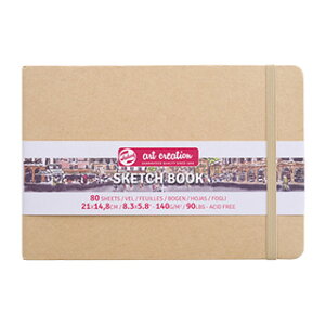 絵を描く手帳ターレンス アートクリエイション スケッチブック クラフトペーパー21×14.8cm(21×15cm)