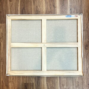 張り キャンバス F30 号 麻100% 油彩 アクリル 兼用クレサンジャパン AD 油画 油絵 アクリル画用 キャンパス 桐木枠
