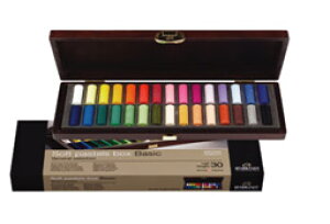 世界中で広く愛される パステルレンブラント ソフトパステル木箱セットハーフ 30色 木箱 セット【お取り寄せ商品】