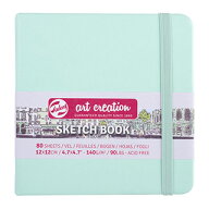 絵を描く手帳ターレンス アートクリエイション スケッチブックフレッシュミント 12×12cm
