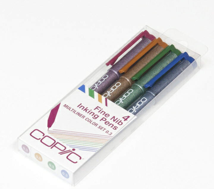 楽天市場 コピック マルチライナー4本組 カラーセット 0 3 中善画廊 楽天市場 コピック マルチライナー4本組 カラーセット 0 3 中善画廊