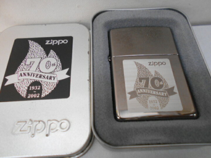 楽天市場】1932-2002 70周年記念 Zippo 2002年5月製 未使用 (B-491 