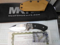 メドフォード ナイフ 102st S35VN USA製 (A-781) Medford Knife & Tool 保証書付き