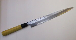  񂩂 n hg 30cm { 1| Shinkai Yanagiba Kitchen Knife 300mm Aogami #1