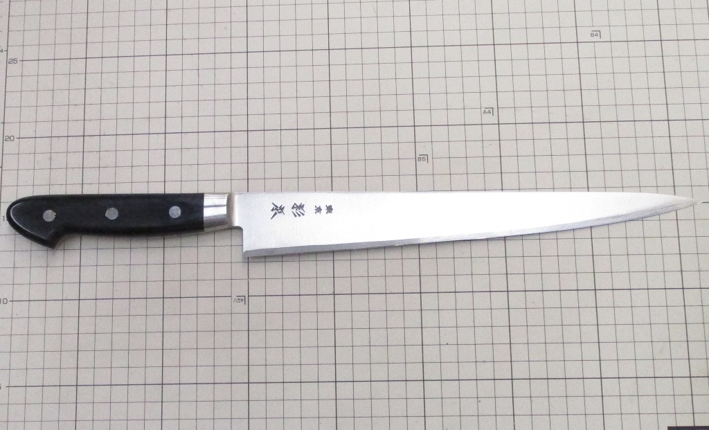 杉本 筋引包丁 27センチ CM合金鋼(ステンレス鋼）CM2527 Sugimoto Cutlery Sujihiki Knife 27cm  Stainless Steel | 阿佐ヶ谷　しんかい