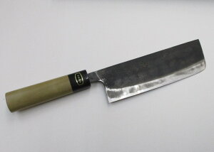 �����V���� �ؐ؂� �֐��^ ��3�w�| (�͂���) Shinji Fujishita Nakiri Kitchen Knife (Square Corner Style)