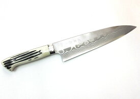 佐治武士 牛刀 210 鍛造包丁 青紙スーパーダマスカス鋼 Takeshi Saji Aogami Super Damascus Steel Gyuto 210 Kitchen knife