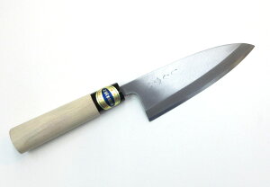 �y�n���X�̎�u���d�グ�z ���񂩂� �o�n� 13.5�Z���` �͂��� Shinkai Deba knife 135mcm High Carbon Steel