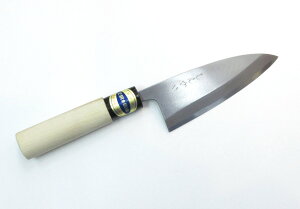 ynX̎udグz 񂩂 on 12Z` ͂ Shinkai Deba knife 120mm High Carbon Steel