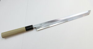 zn L n hg  300mm  2 Aritsugu Sakimaru Yanagiba Sashimi Kitchen Knife 30cm Shirogami #2 carbon steel
