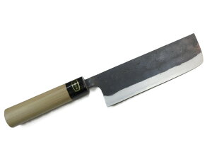 �y�n���X�̎�u���d�グ�z ���񂩂� �ؐ؂� �֐��^ ���| ���{�� Shinkai Nakiri Kitchen Knife Aogami Steel (Square Corner Style)