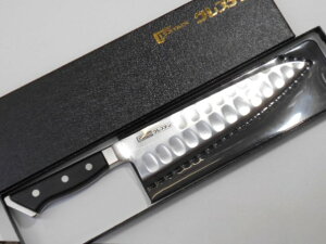 �O���X�e�� ����(�m�) 21�Z���` �E�݂��� �X�e�����X�| Glestain Kitchen knife 21cm (Dimples) Stainless Steel
