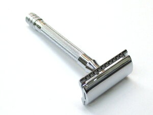 メルクール 23C 髭剃り 100ミリサイズ 両刃 剃刀ホルダー ドイツ製(ゾーリンゲン) 替刃1枚付 ひげそり かみそり MERKUR