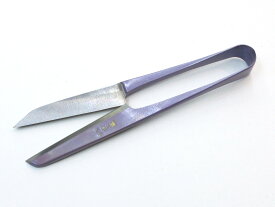糸切鋏 紋三郎 大型 150ミリ パープル 【昭和の匠が生み出した逸品です】和バサミ (WB-34) 握り鋏 にぎり鋏 糸切りばさみ 和ばさみ 握りはさみ 150mm