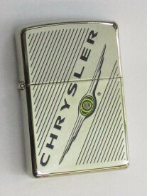 CHRYSLER クライスラー自動車 ライトイエローコーティングZippo 2003年12月製 未使用 (Z-981)