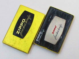 Zippo社製 ポケットナイフ ゴシック体ロゴマーク セールスマンサンプル 紙箱付き (ZP-12)