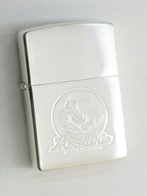 潜水艦 みちしお 女神？デザイン ラスターエッチ加工 シルバー仕上げZippo 2007年2月製 未使用 (JD-41) 海上自衛隊