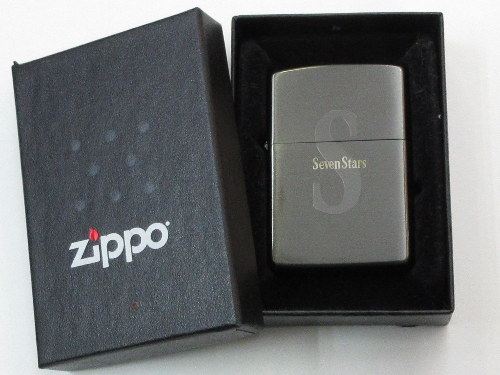 Seven Stars セブンスター グレーコーティングZippo 1997年7月製 未使用 (Z12-39) JT 日本たばこ 煙草
