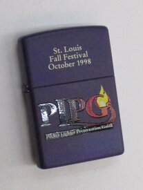 PLPG 1998年コンベンション記念 パープルマットZippo 1998年4月製 未使用 (Z-011)