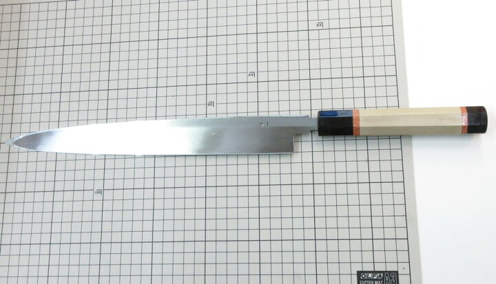 楽天市場】正本総本店 本焼青鋼 柳刃 刺身包丁 青紙一号鋼 300mm 1尺 