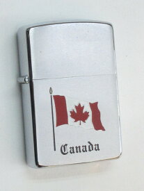 ビンテージZippo カナダ国旗 カナダ製 1988年製未使用 (A-555)