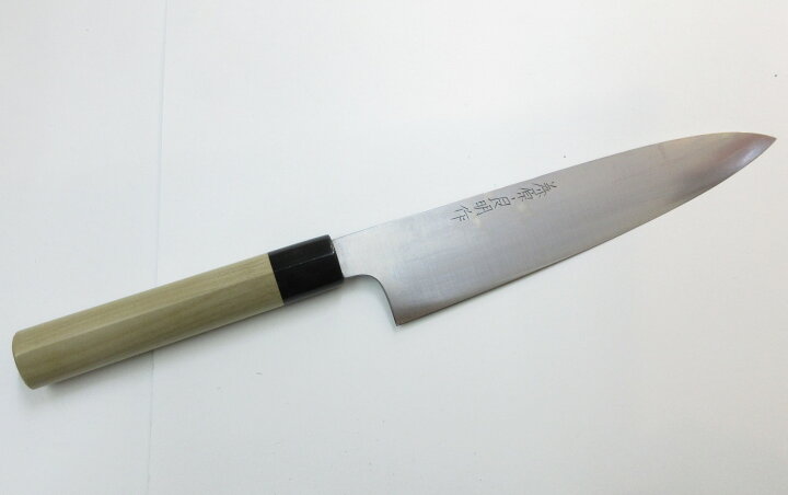 楽天市場】刀匠 加藤清志作 藤原良明銘 和牛刀 240mm 青紙鋼 包丁(KT 