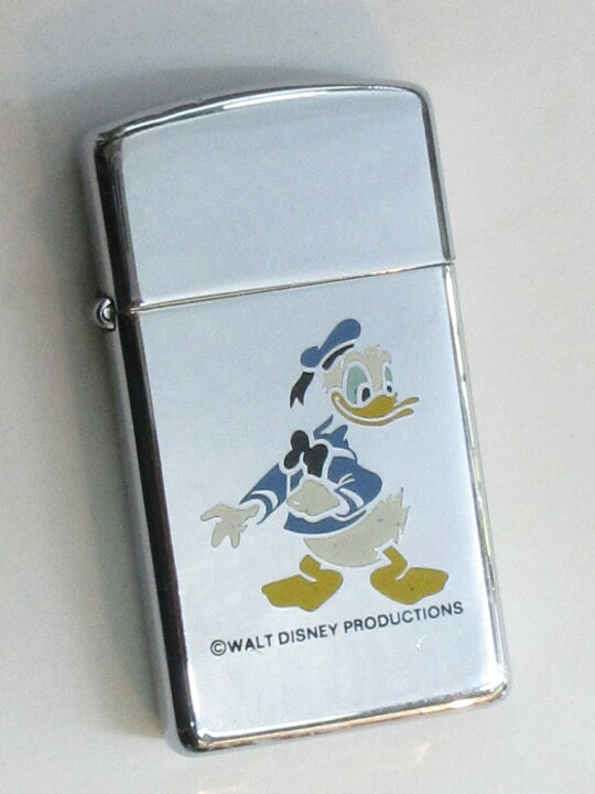 楽天市場】ビンテージZippo ドナルドダック スリムサイズ ポリッシュ 