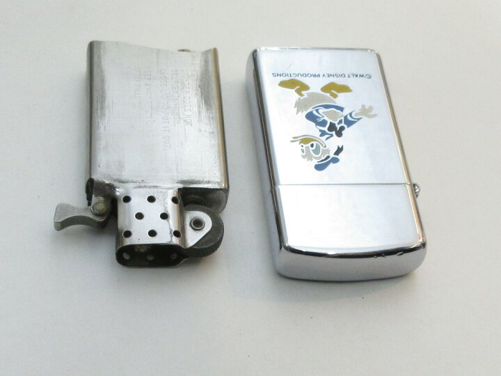 楽天市場】ビンテージZippo ドナルドダック スリムサイズ ポリッシュ 