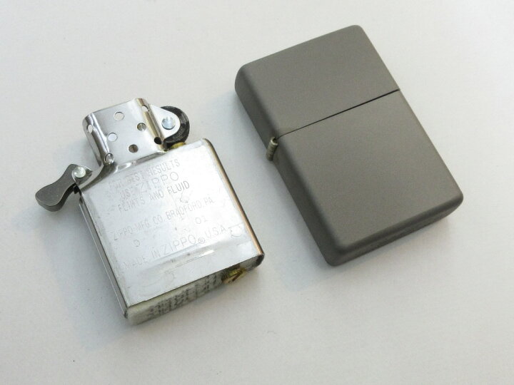 楽天市場】ソリッドチタンZippo Solid Titanium チタン無垢 (未開封品 