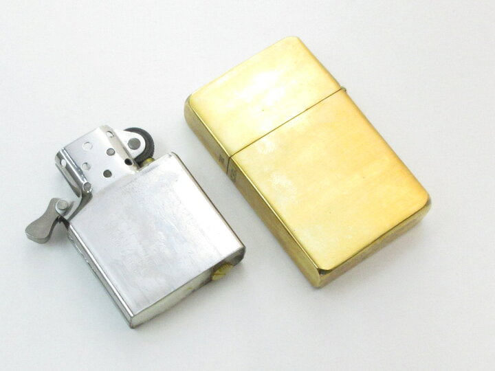 楽天市場】ヌーボ ーZippo ポリッシュブラス 無地 変色あり 1992 