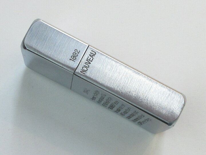 楽天市場】ヌーボー Zippo ヌーボーモデルの由来 ブラッシュ仕上げ 
