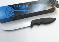 OLDガーバー ナイフ ショーティ ブラックアーモハイド 青箱 箱に破損あり (K-416) GERBER
