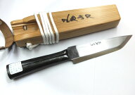 西根 フクロナガサ 又鬼山刀 (マタギナガサ) 6寸 新品 鍛造鋼 和式ナイフ (FN-60) 西根打刃物製作所 FUKU…