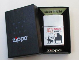 阿佐谷ジャズストリート2013 公式記念デザイン キャット＆ピアノ ポリッシュZippo 2013年製 新品 ASAGAYA JAZZ STREES 阿佐ヶ谷 猫