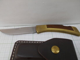 OLDガーバー ナイフ FS2 初期作品 ブラス部分が変色しています 刃先を丁寧に研いであります (C-835) GERBER