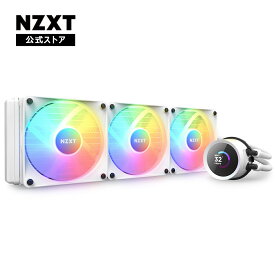 【送料無料】NZXT 簡易水冷CPUクーラー KRAKEN RGB 360 白 RL-KR360-W1
