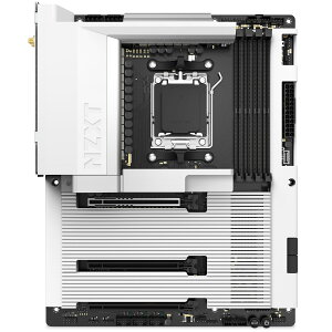 NZXT N7 Z890 ATX Gaming Wi-Fi Motherboard �}�U�[�{�[�h �u���b�N �z���C�g Intel Z890 LGA1851 PCIe 5.0 DDR5 Wi-Fi 6E�Ή� ����PC