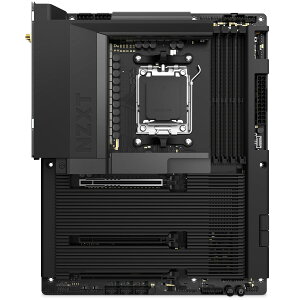 NZXT N7 Z890 ATX Gaming Wi-Fi Motherboard �}�U�[�{�[�h �u���b�N �z���C�g Intel Z890 LGA1851 PCIe 5.0 DDR5 Wi-Fi 6E�Ή� ����PC