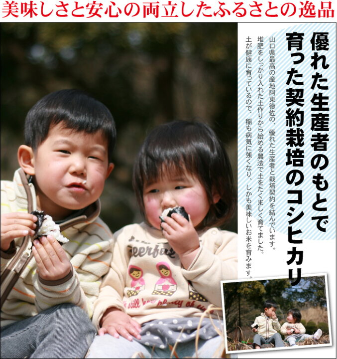楽天市場】こしひかり 【徳佐の米】令和7年度 (10Kg) 新米 精米済 
