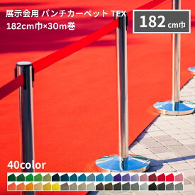 [個人宅配送不可]パンチカーペット ディスプレイ ダイニックジュノ 40色 [182cm幅×30m巻] [北海道,沖縄,離島別途送料]