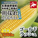 北海道十勝芽室町産：とうもろこし「ゴールドラッシュ」　8本「8月お届け」