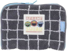 【ネコポス送料無料】　機能付きタオルポーチ どっとポーチ セサミストリート ショート コミック