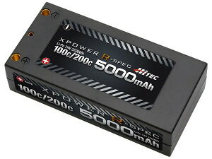 HiTEC XPOWER R-SPEC Li-Po 7.4V 5000mAh 100C/200C R/Cpobe[ XPR5000S