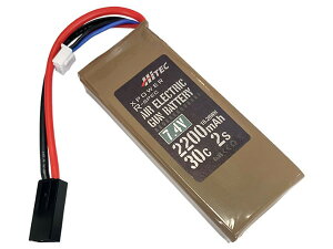 HiTEC XPOWER R-SPEC Li-Po 7.4V 2200mAh 30C 2S Mini-S^Cv dKobe[ XPRAEG22002S