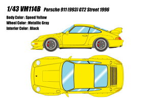 VISION 1/43 �|���V�F 911 (993) GT2 �X�g���[�g 1996 �X�s�[�h�C�G���[ �����i�~�j�J�[ VM114B