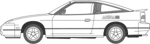 tW~͌^ 1/24 DV[Y No.007 180SX  vf